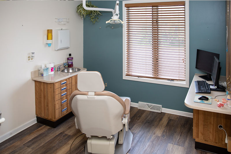 close up of dental practice