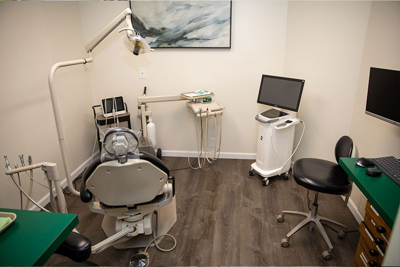 close up of dental practice