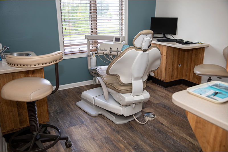 close up of dental practice