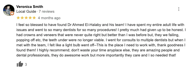Real Patient Reviews